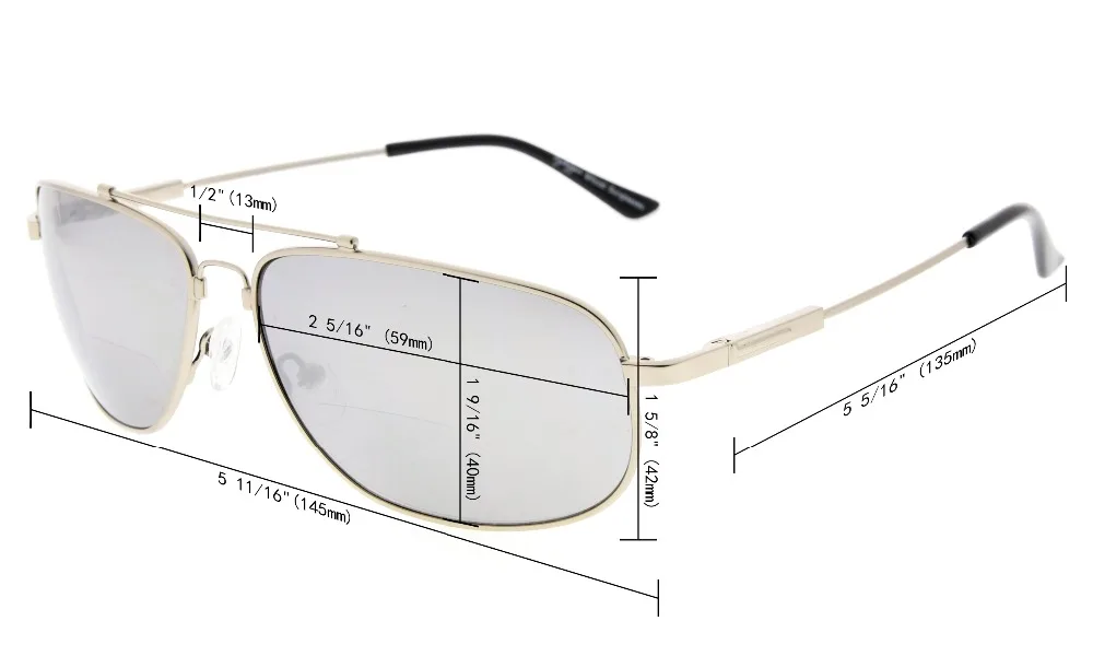 SG1803 Eyekepper бифокальные Солнцезащитные очки для чтения гибкие памяти солнце читателей Для женщин Для мужчин