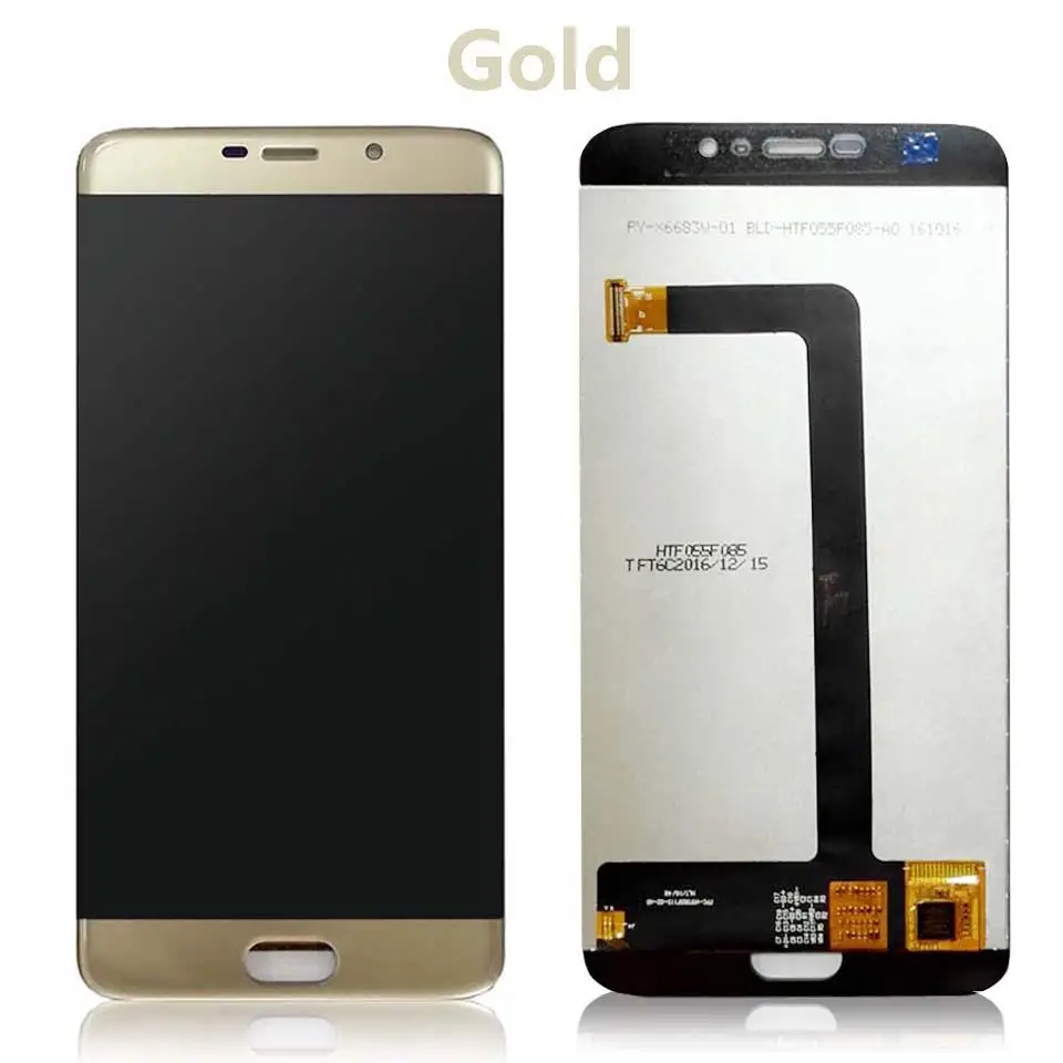 Золотой Протестированный для Elephone S7 ЖК-дисплей+ сенсорный экран в сборе экран дигитайзер Замена для Elephone S7 Мобильные аксессуары - Цвет: Золотой