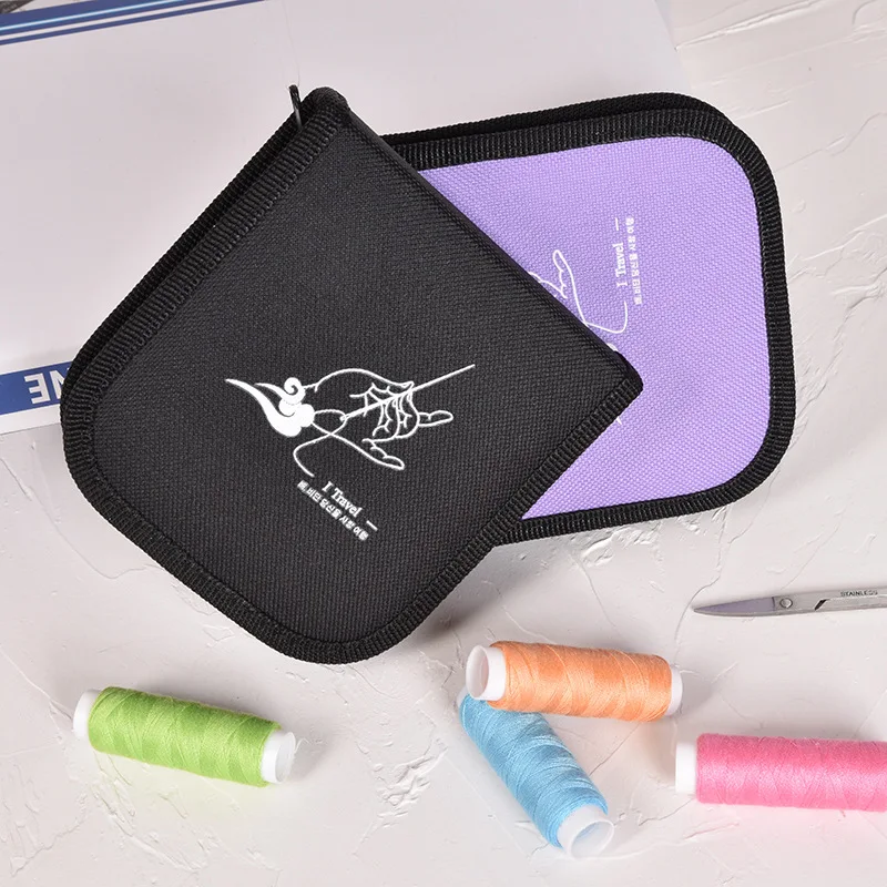 Иглы Портативный Мини Путешествия бытовых швейных Box Set мешки для хранения