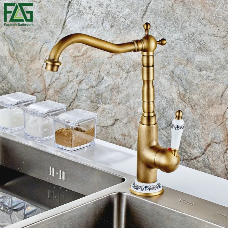 

Смеситель для кухни FLG, латунный, вращающийся, 250-33A, оптом и в розницу