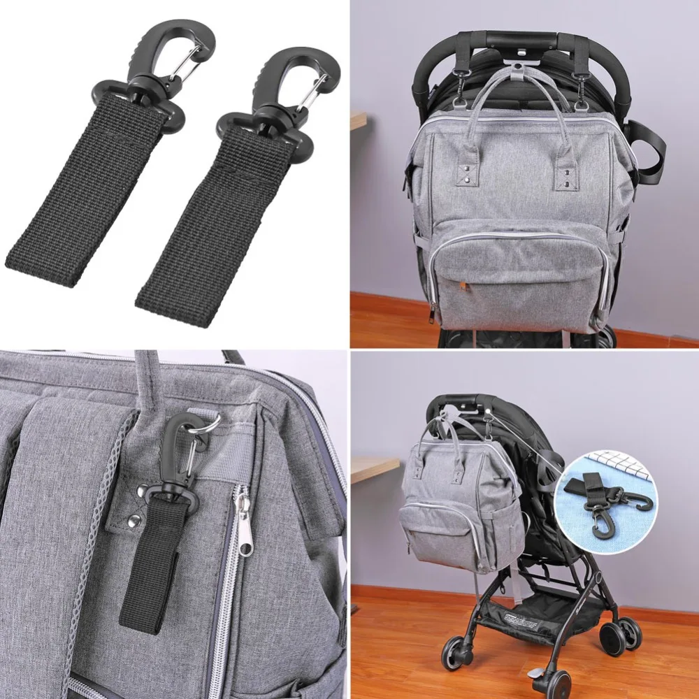 

2 шт./компл. двойное кресло-коляска для мам вешалка для сумки с крючком для покупок
