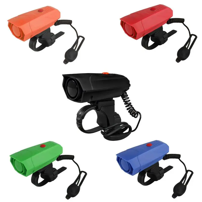 Звонок для велосипеда ABS Plastic Bicycle Bell Cycling Horns Electronic Bike Handlebar Ring Strong Loud Air Alarm Horn Safety on.