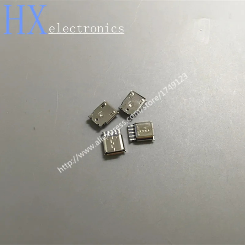 Горячая Распродажа 100 шт./лот провод Женский MICRO USB 5P разъем припой Mike V8 Концевая