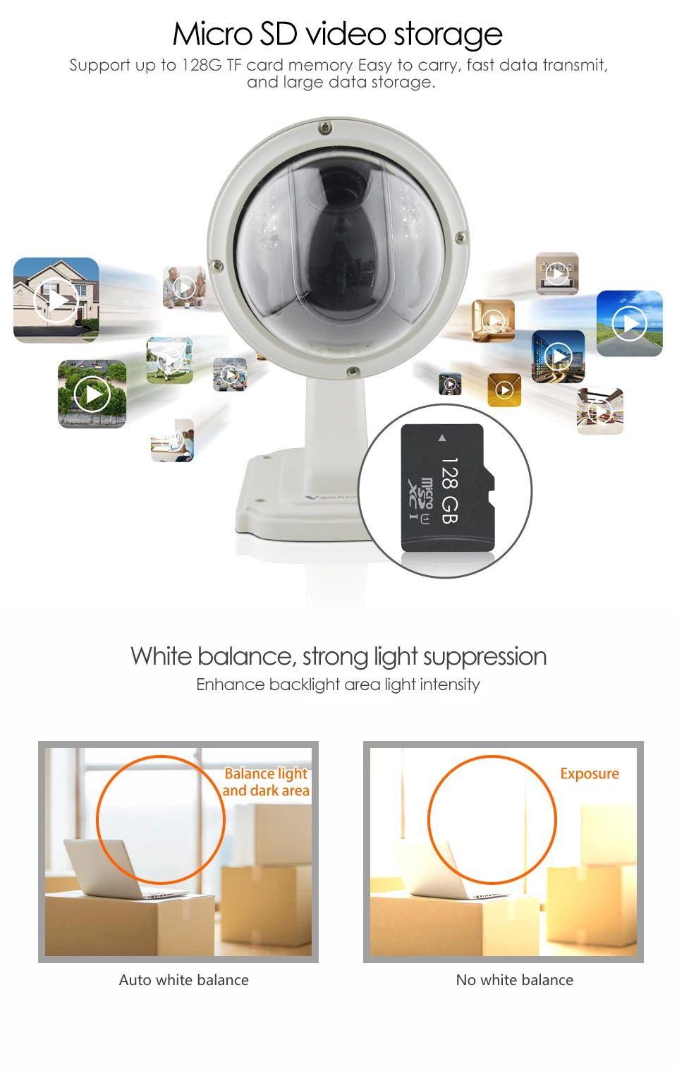 720P HD Беспроводная Wi-Fi ip-камера для безопасности, для улицы, ночное видение, 2MP IR Cut, сетевая веб-камера, видеокамера, купольная, водонепроницаемая