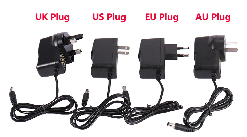 AC DC 12V 1A 2A 3A 4A 5A 6A 7A 8A адаптер питания 12W 24W 36W 48W 60W 72W 84W 96W + EU US UK AU кабель | Лампы и