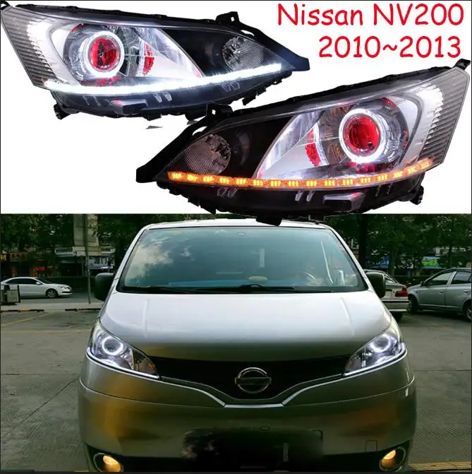 Model1 style Подходит для RHD LHD видео дисплей Автомобильный головной светильник для NV200 головной светильник s 2009~ лет NV200 головной светильник NV 200 DRL HI LO HID xenon - Цвет: Model1 style