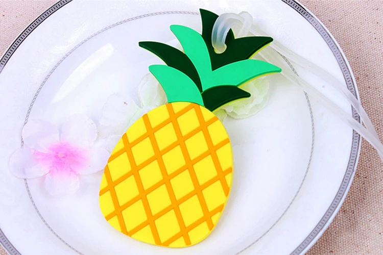 50 шт./партия бирки для багажа в виде ананаса | Дом и сад