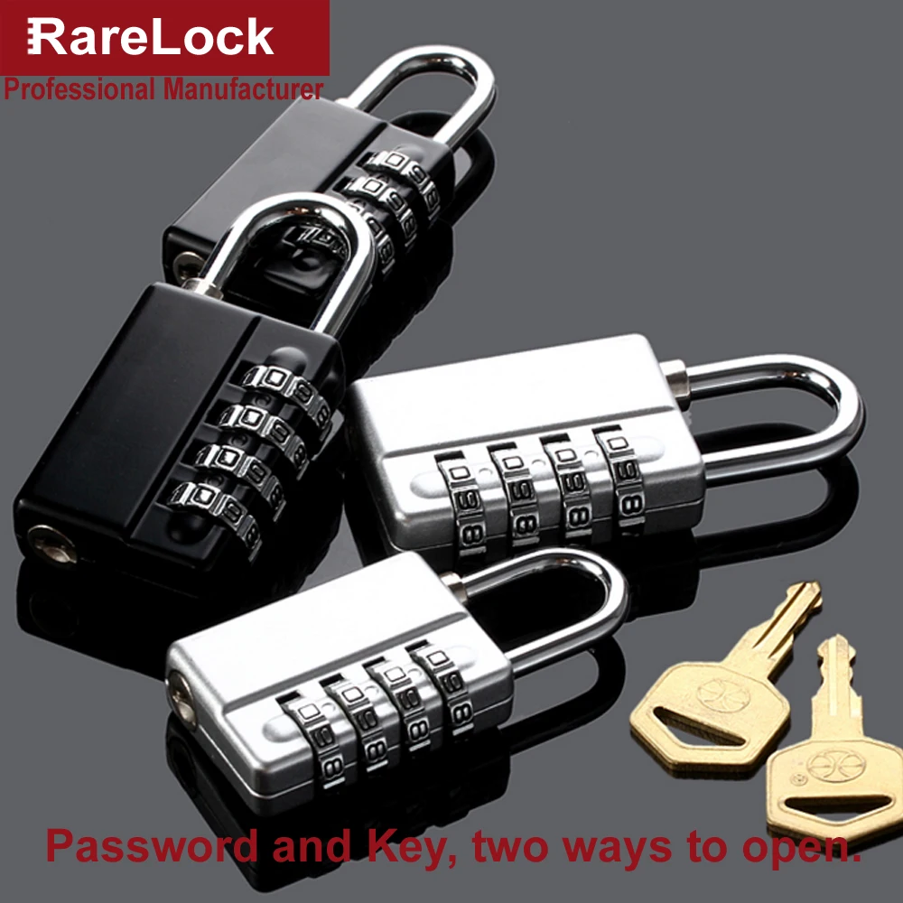 Комбинации замок с ключом 2 вида цветов Размеры кодовый Для мужчин женщин сумка