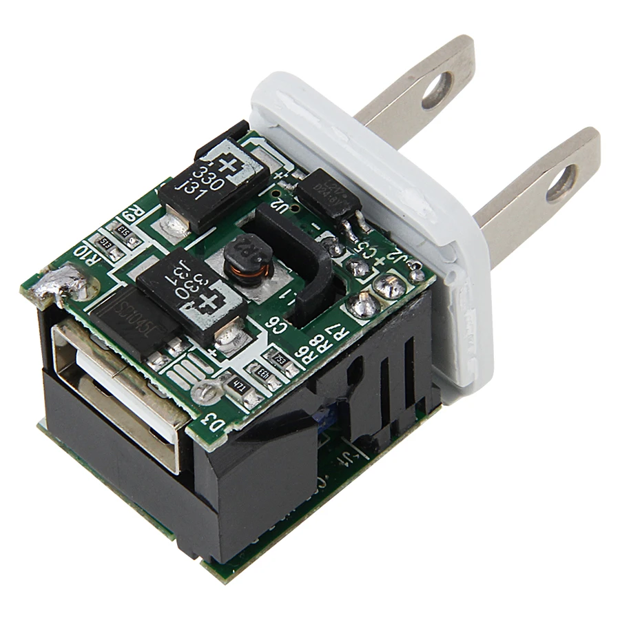 Оригинальное качество от производителя 5 Вт вилка стандарта США USB-адаптер