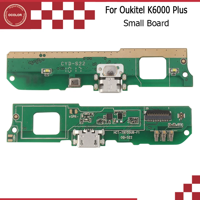 Цветная плата для зарядки Oukitel K6000 Plus с usb-разъемом и гибким кабелем PCB USB +