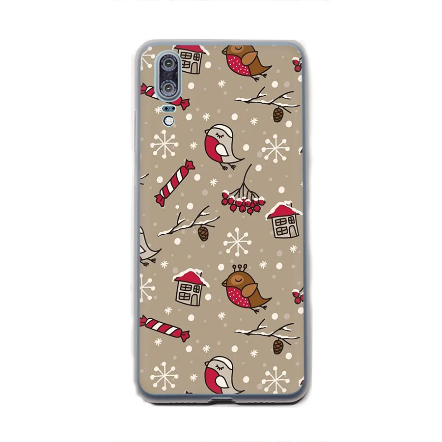 Чехол для телефона с Рождеством Huawei P8 P9 P10 P20 Pro Lite 2015 2016 2017 2018 P Смарт мягкие ТПУ