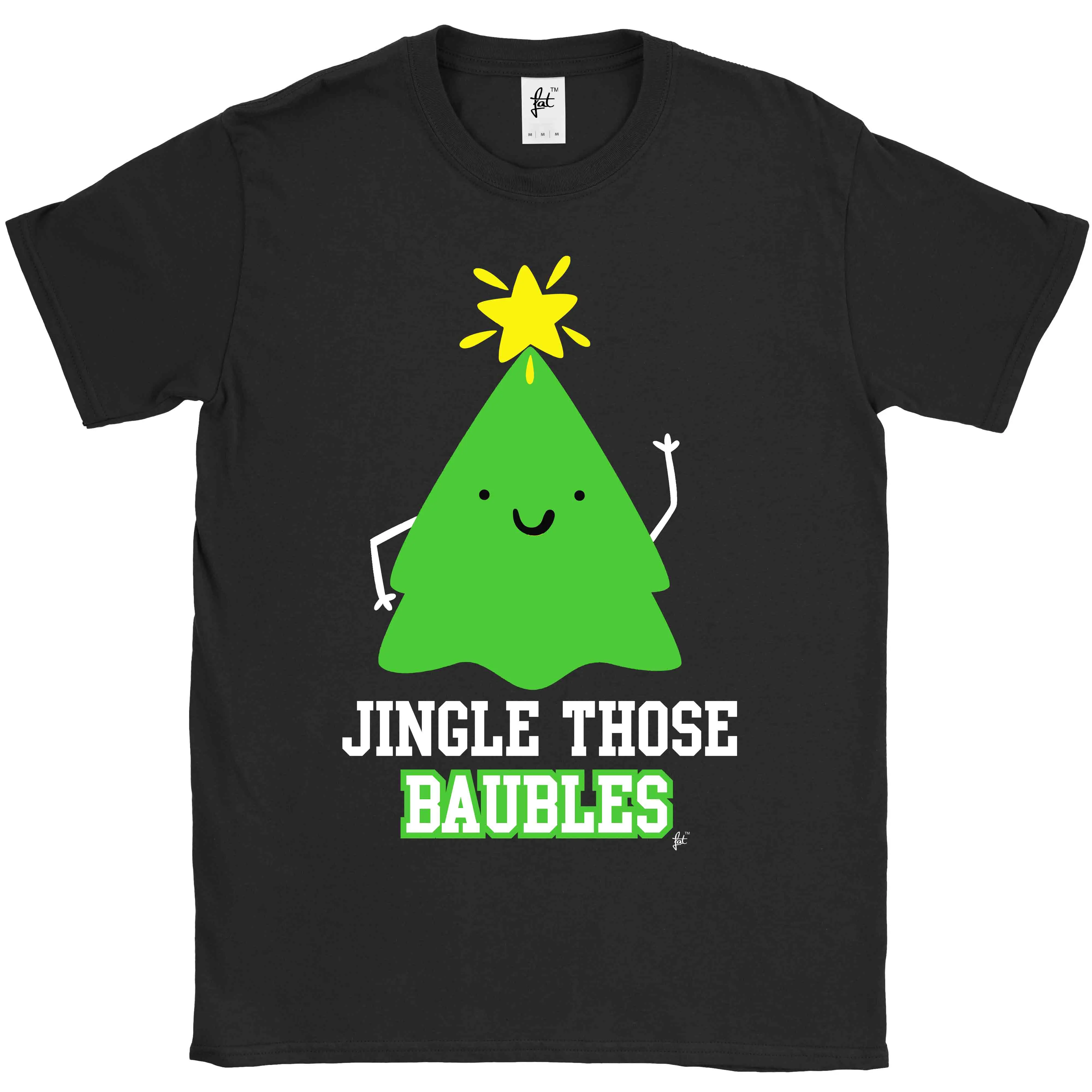 Jingle тех блесна Рождественская елка с звездой на вершине мужские футболки