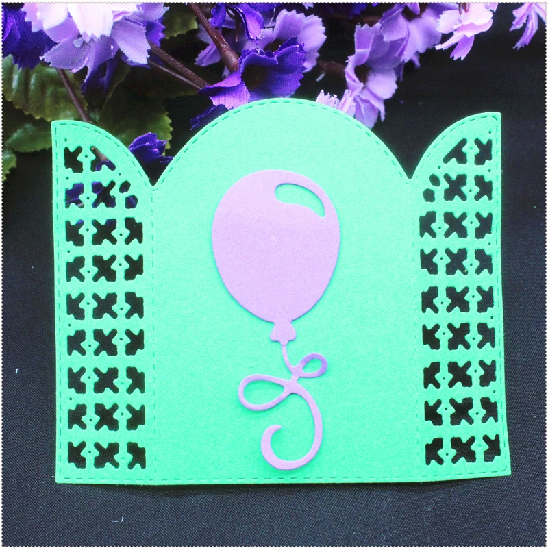 Металлические режущие штампы сетка оконная Арка с воздушными шарами дверь