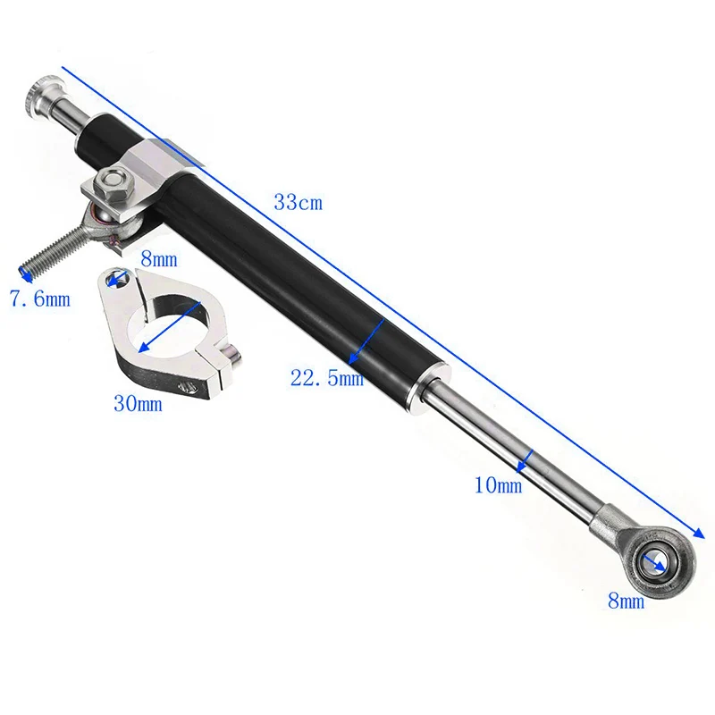 

Repair Damper Replacement Universal 330mm Aluminum Alloy Fork Stabilizer
