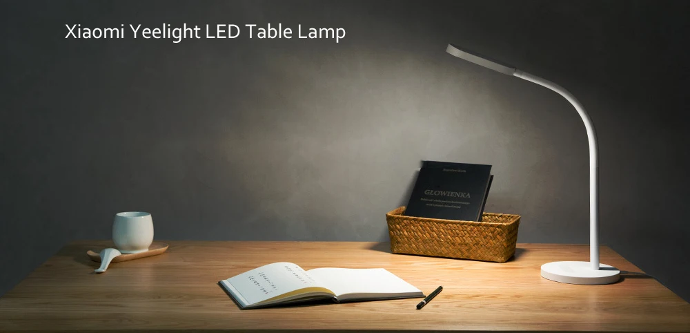 Xiaomi Yeelight Светодиодная настольная лампа с регулируемой яркостью, складные огни, сенсорная регулировка, гибкие лампы, 3 Вт, энергосберегающие для xiaomi, комплекты для умного дома