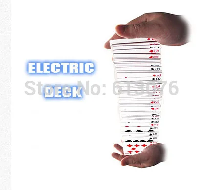 Электрическая колода акробатическая карточки с водопадом фокусы сцена иллюзии