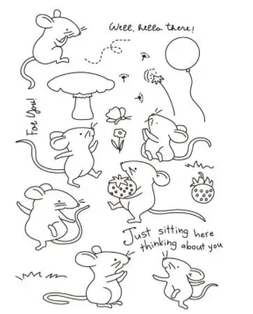 Прозрачное печатное прозрачное уплотнение для DIY скрапбукинга/изготовления карт