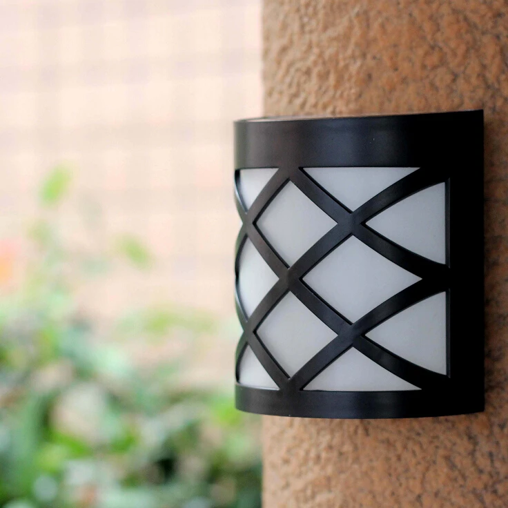 Новое поступление 6 светодиодных белых/теплых белых настенных ламп на солнечных