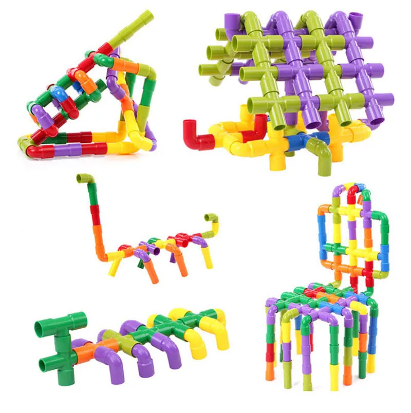 72 шт. Детский развивающий конструктор палочка|Динамические конструкторы с