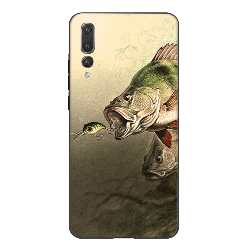 Desxz силиконовый чехол для телефона Honor Note 10 6A 7A 7X8 8X 8C 9 Lite чехол для охоты, рыбалки, художественная сумка для рыбы