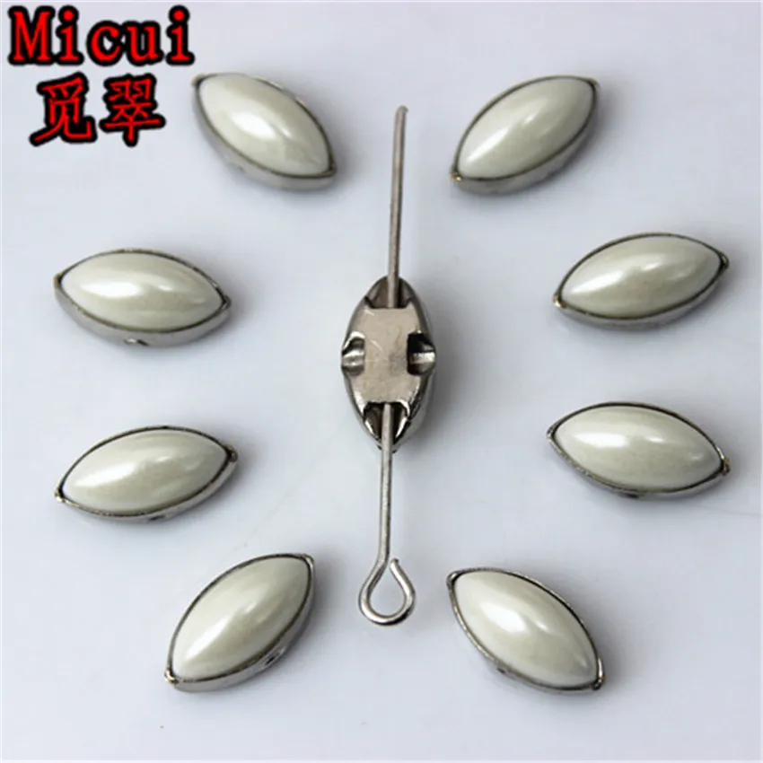 Кристаллы Micui 4*8/5*10 мм лошадиный глаз камни с металлическими когтями акриловые