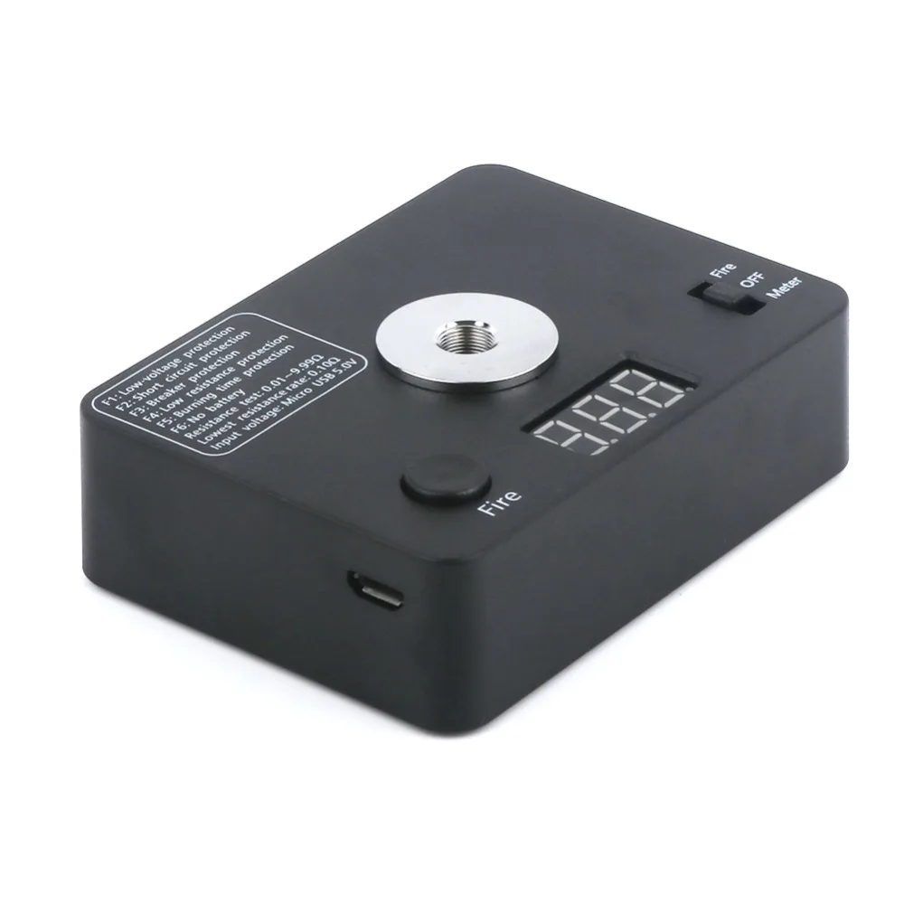 521 Tab Mini V3 ом измеритель сопротивления тестер Vape катушка провода DIY инструмент для электронной сигареты 510 нить RDA RBA Атомайзер