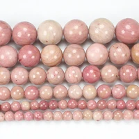 natural smooth rhodonite 4 12mm round beads 15inch wholesale for diy jewellery free shipping