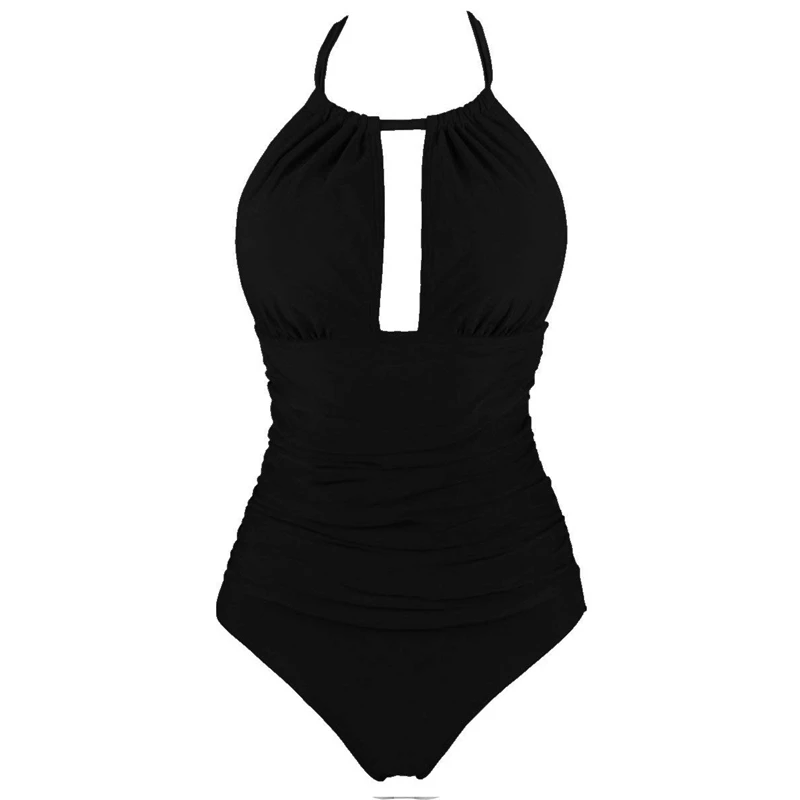 Женский сексуальный цельный купальник с глубоким v образным вырезом монокини