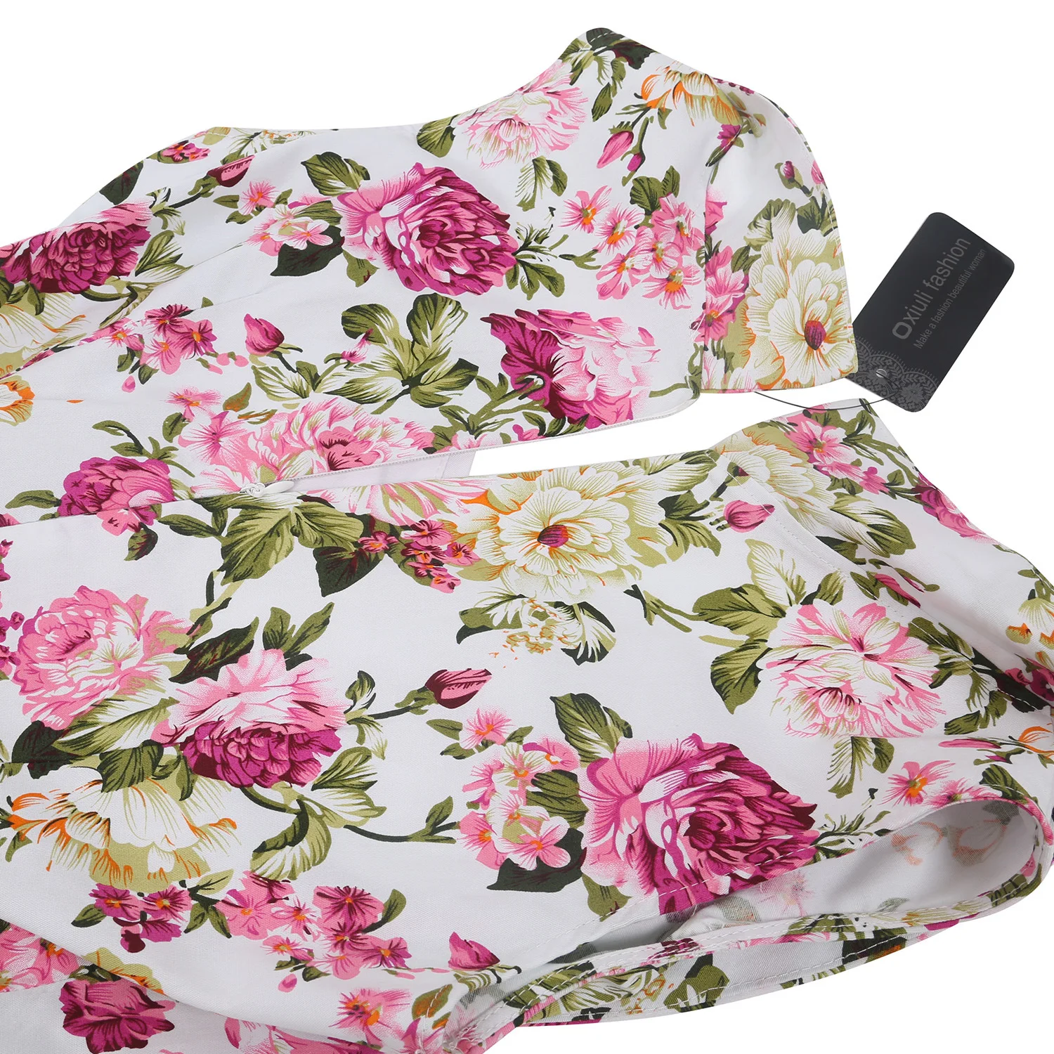 Женское винтажное платье до колена Одри Хепберн деловое с v-образным вырезом и