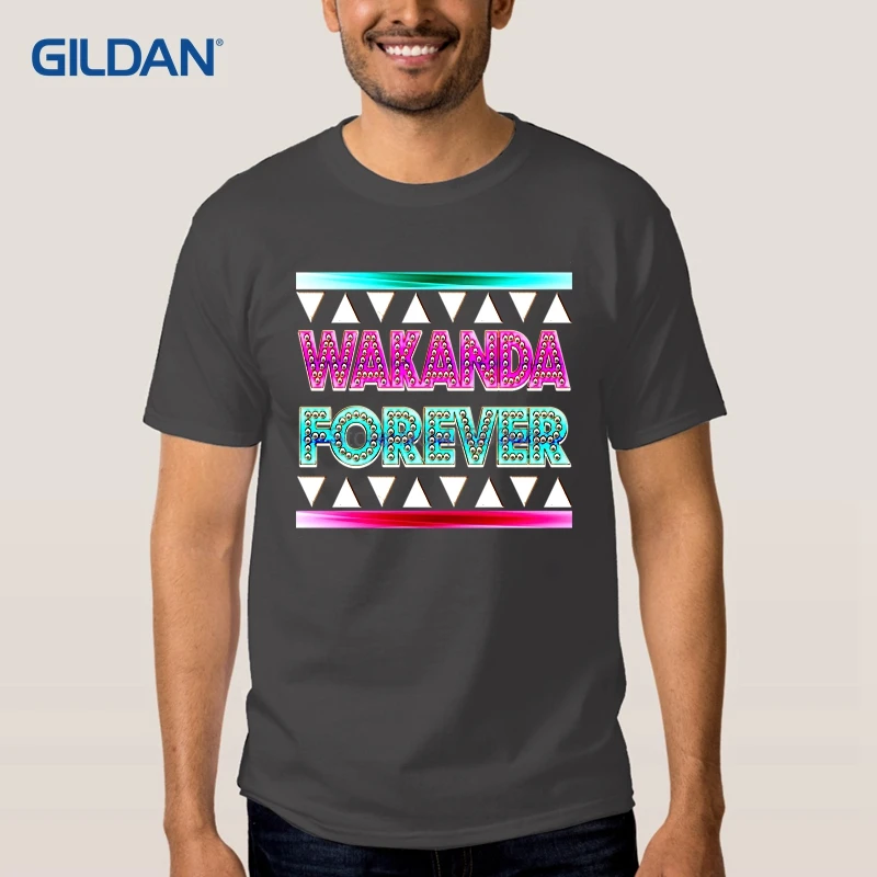 Custom T-Shirt Designer Wakanda Forever Create A Shirt 2018 Mens Best Shirts | Мужская одежда