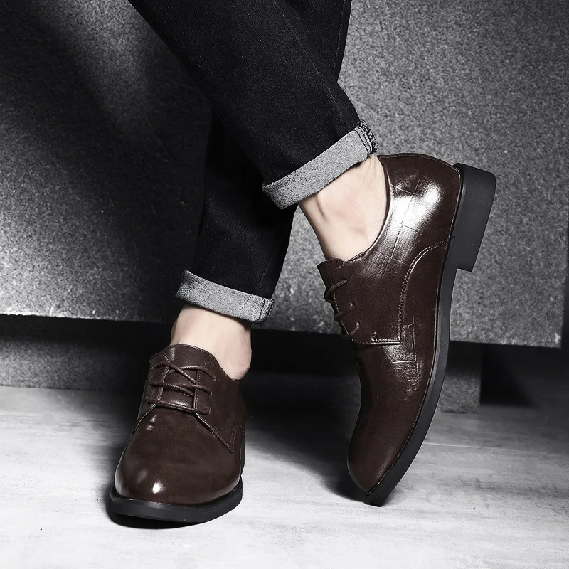 ZUNYU/Новая мужская качественная обувь из лакированной кожи; Zapatos de hombre; Размеры: черная кожаная мягкая мужская обувь; мужские классические оксфорды на плоской подошве