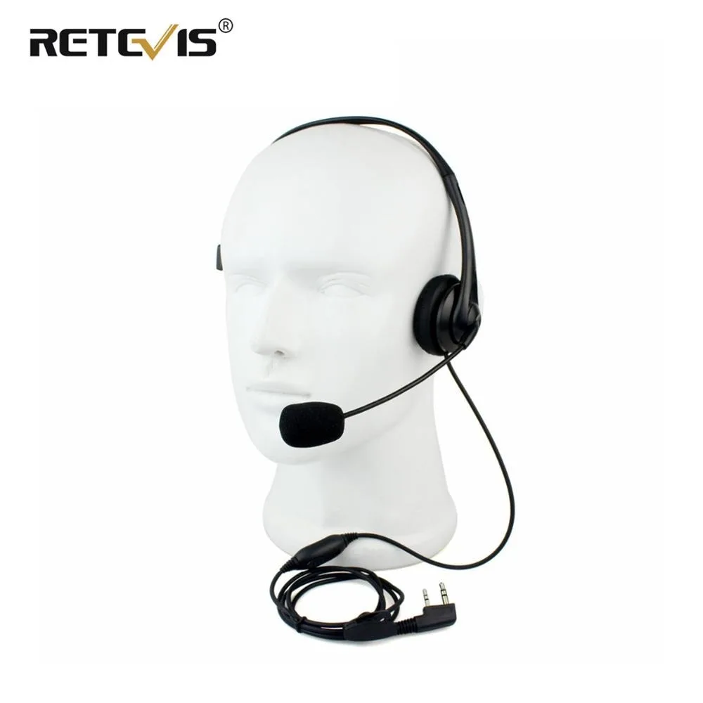2Pin Walkie Talkie гарнитура губка наушник PPT микрофон Аксессуары для Kenwood Baofeng UV-5R BF-888S Retevis H777 RT5R C9009A