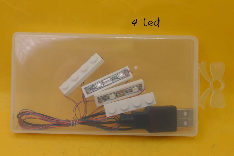 1*4 1*1 светодиодный светильник строительный блок городская улица одна лампа USB