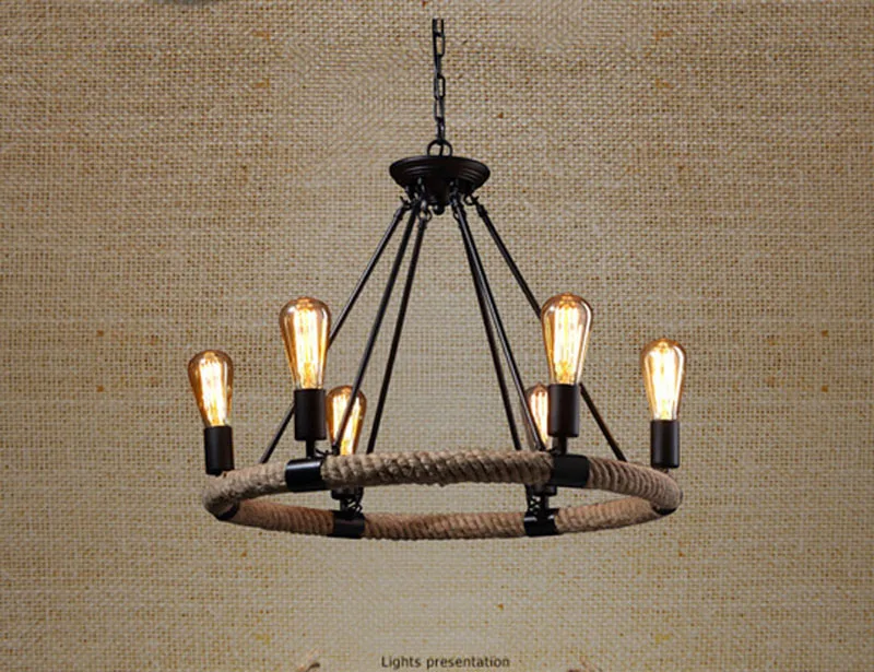 Американская люстра в стиле Маджонга ретро светильник для ресторана бара