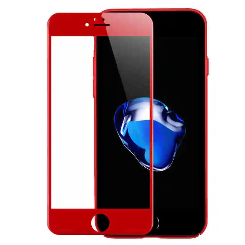3D Защитное стекло для iphone 6 7 8 Защитная пленка экрана 9H плюс защита с мягкими