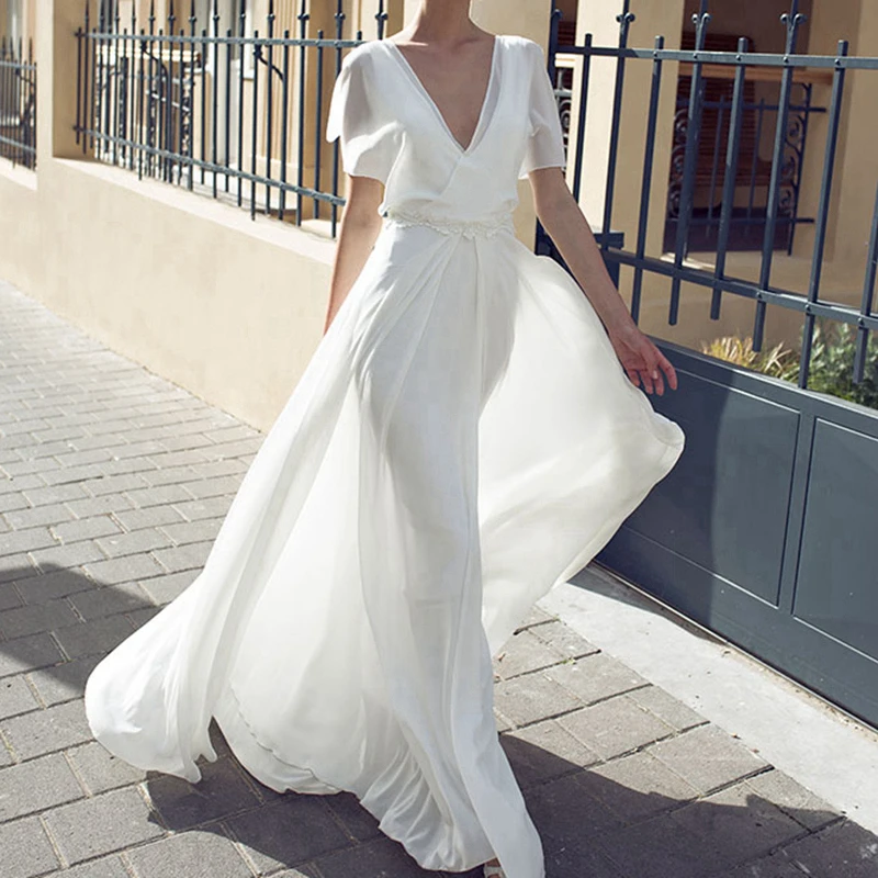 2019 высокое качество летнее подиумное Платье женское сексуальное с v-образным