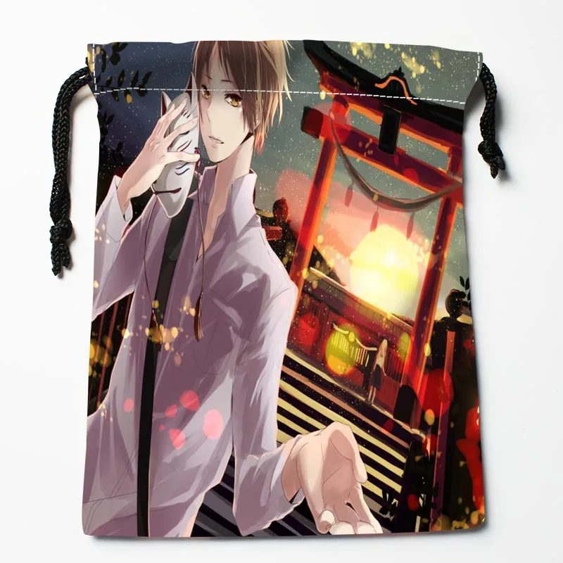 

Сумки на шнурке с принтом, размер 18x22 см