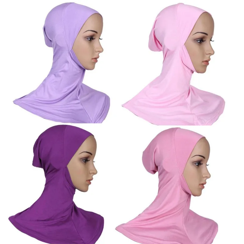 Женская шапка под шарф кепка хиджаб мусульманская повязка на шею головной