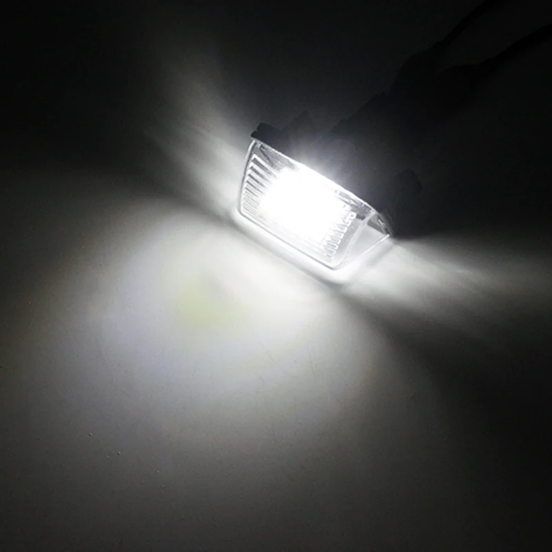 

2Pcs/Set SUNKIA 12V Car LED License Number Plate Lights Lamp 6000k White for Citroen C3 C4 C5 Berlingo Saxo Xsara Picasso
