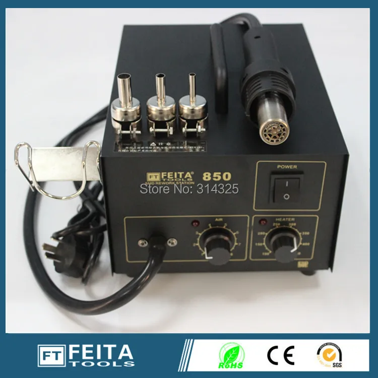 Высококачественный пистолет горячего воздуха FEITA FT850 бессвинцовая SMD наладочная