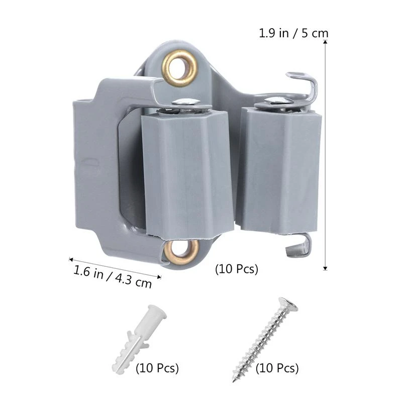 10 шт. вешалка для метлы держатель швабра и метла органайзер зажимы настенная