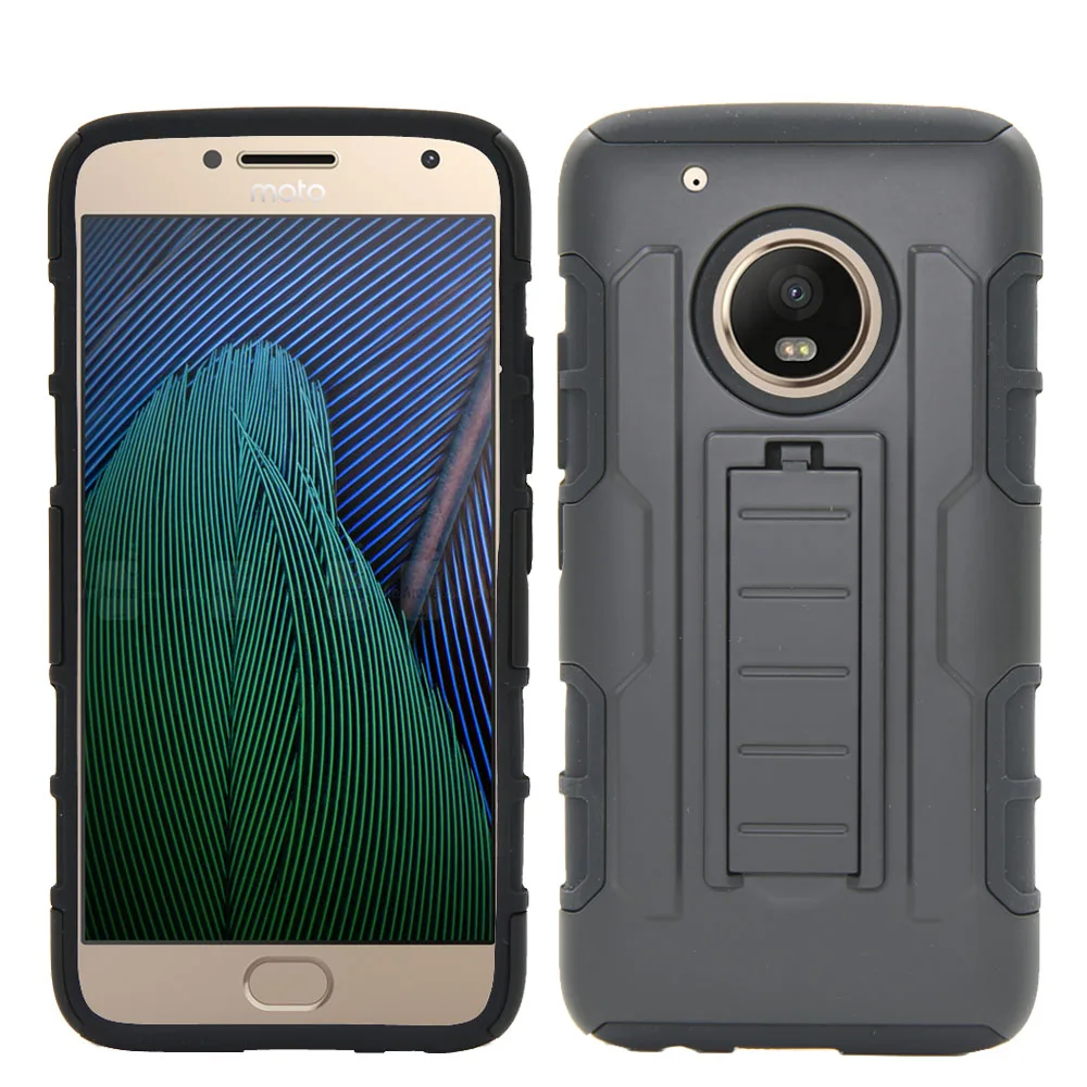Сверхмощный Гибридный бронированный чехол с зажимом для ремня Motorola Moto Z Play/Droid/X