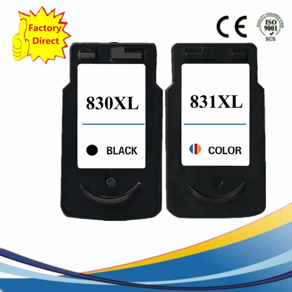 PG-830XL XL PG830XL PG 830XL CL-831XL CL831XL CL 831XL чернильные картриджи восстановленные Pixma iP-1880 iP-1980