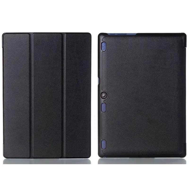Black Tab3 10 plus бизнес X70F/N чехол для lenovo Tab 2 A10-70 A10-30 X30F X30L планшет 10,1 дюймов Funda Подставка для планшета - Цвет: Black
