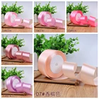 6-10-15-20-25-40-50mm Розовые атласные ленты подарок на Рождество, Хэллоуин упаковочная ко Дню Святого Валентина День рождения свадебное украшение лента