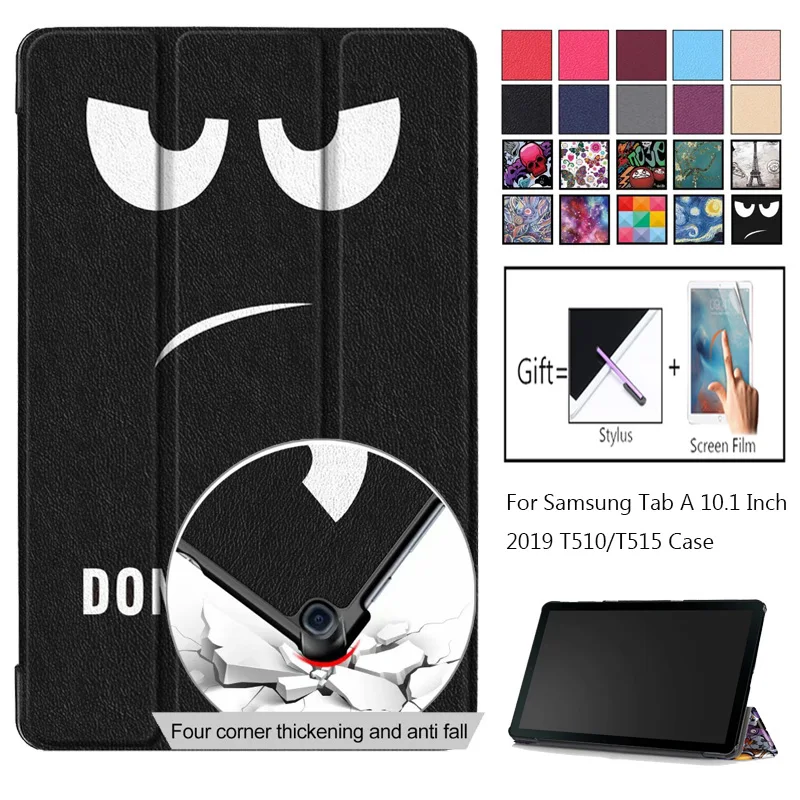3-в сложенном виде стоя чехол для samsung Galaxy Tab A 10," дюймов чехол на магните для samsung Tab SM-T510 SM-T515 принципиально Капа