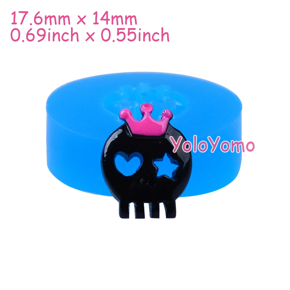 P075YL P077YL P695YL P696YL Хэллоуин Череп Силиконовая форма-для формы на конфеты шоколада