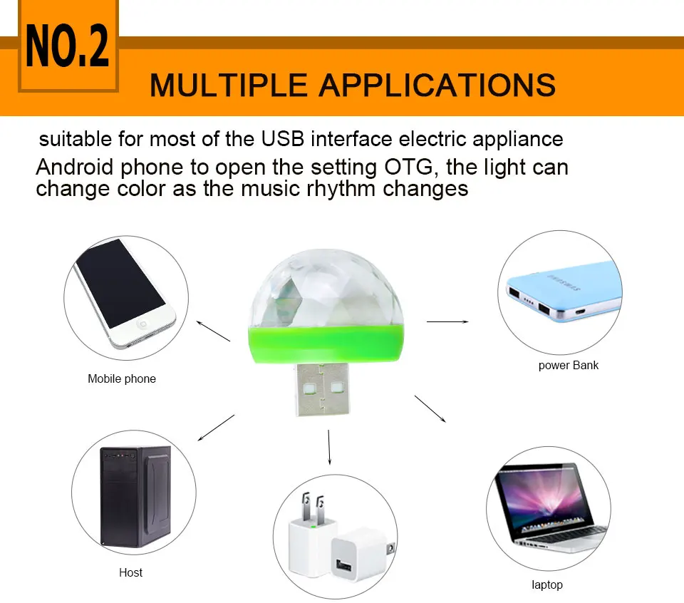 USB Lumiere RGB светодиодный музыкальный сценический светильник шоу клуб диско DJ светильник лазерный проектор управление звуком кристалл магический шар эффект светильник s