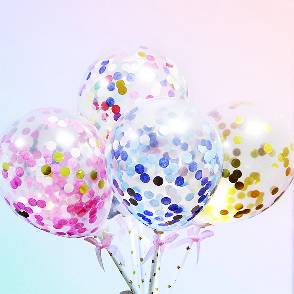 Новинка 5 дюймов блестящие воздушные шары с днем рождения Baby Shower Свадебная