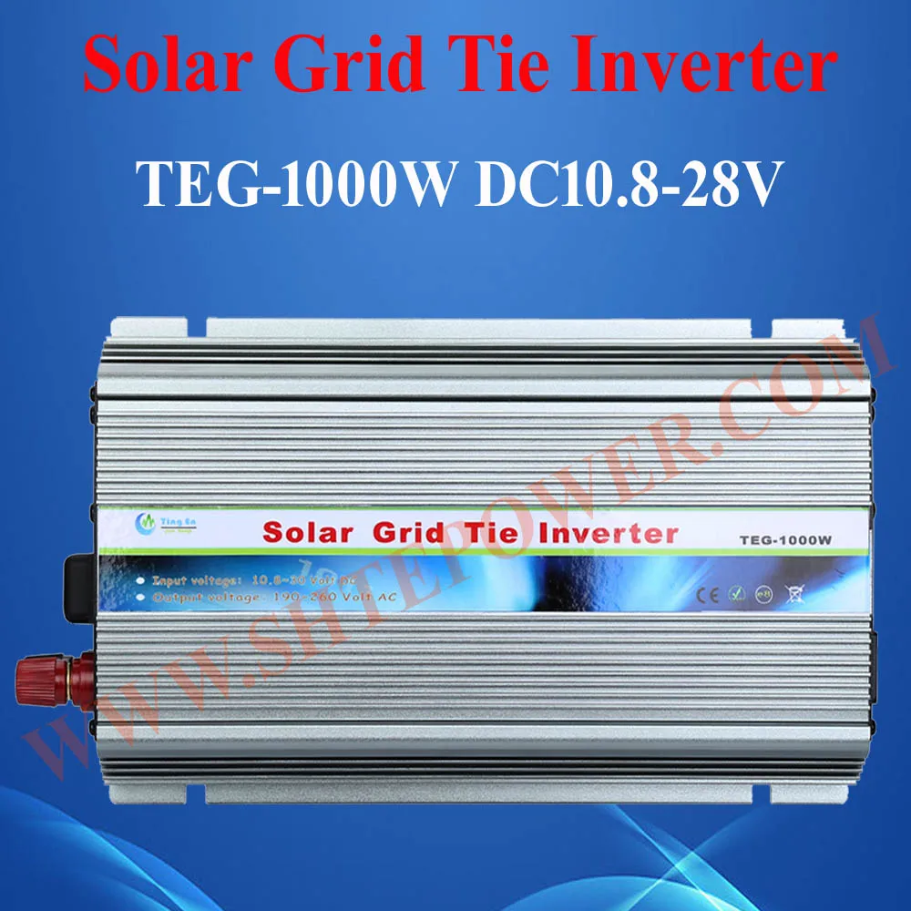 

1000W inverter 12V 220V, paniel solar on grid tie inverter 1KW, 12V to 220V pure sine wave